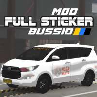 Mod Bussid Mobil Full Sticker logo