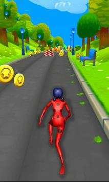 Subway girl 2 Super Hero chibi run Adventure screenshot 2