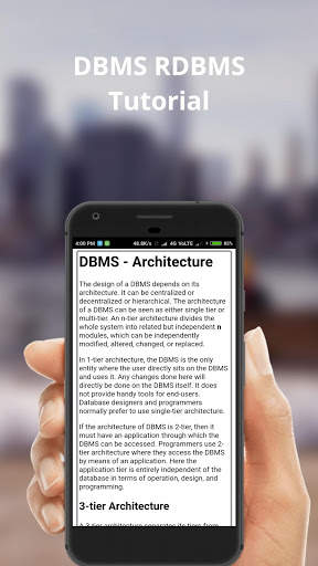 DBMS RDBMS Tutorial screenshot 3