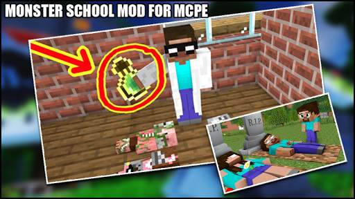 Monster School Mod For Minecraft-Monster school pe screenshot 4