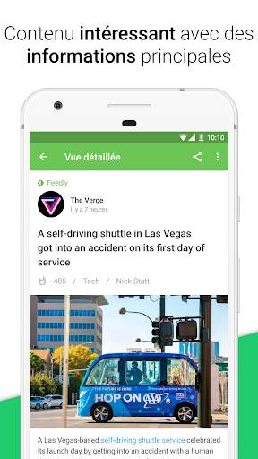 Feedster - Fil d'actualité, multi médias sociaux screenshot 3