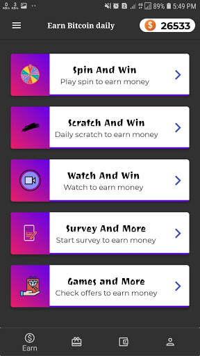 Earn Bitcoin daily -earn free bitcoin screenshot 1