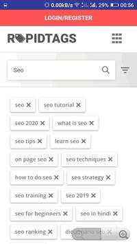 YT Tag generator free 2 تصوير الشاشة