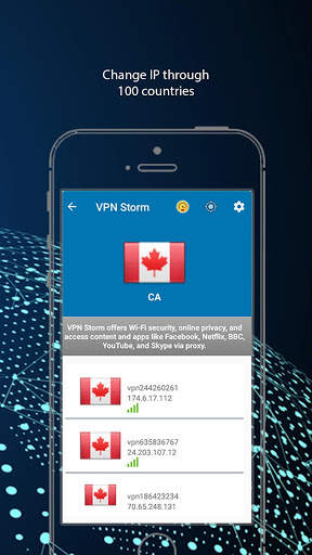 VPN Storm : Free Ultimate VPN & Free Proxy Sever screenshot 3