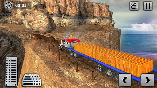 Bergauf Gold Transporter LKW fahren screenshot 17