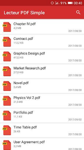 Simple PDF Reader скриншот 3