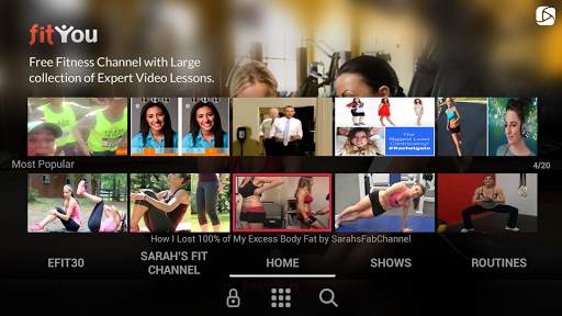 FitYou for Google TV screenshot 2