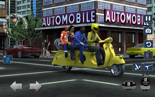 Bus Bike Taxi Bike Games screenshot 4