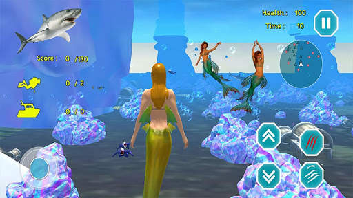 Simulator putri duyung 3d sim: Game rahasia Arena screenshot 5