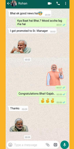 Namo Stickers screenshot 4