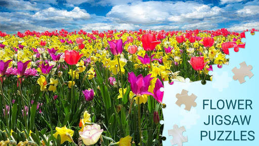 Flower jigsaw puzzles games screenshot 2
