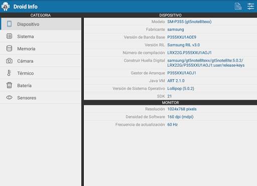 Droid Hardware Info screenshot 9
