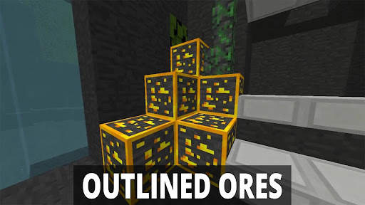 Outlined Ores Mod Minecraft screenshot 1