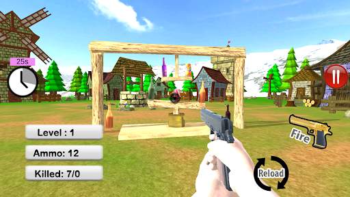 Can Shooting Games 3D bottle Shoot Games screenshot 1