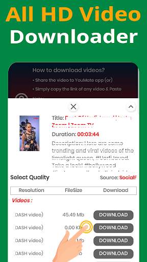 YouMate Video Downloader screenshot 3
