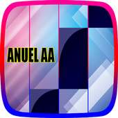 New Anuel AA piano tiles logo