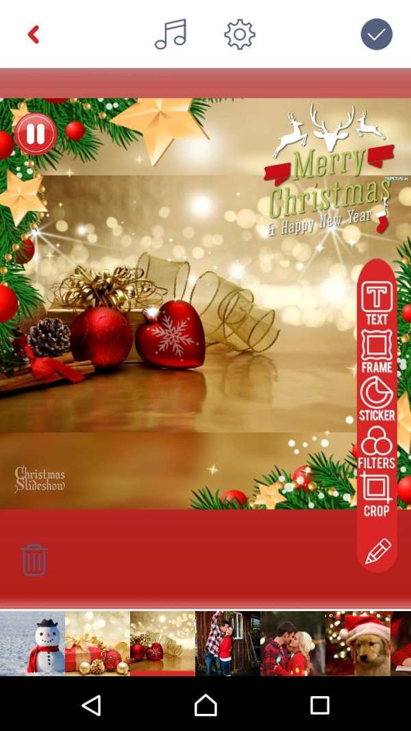 Christmas Slideshow – Video Maker With Music screenshot 5