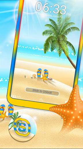 Summer Beach Launcher Theme screenshot 4