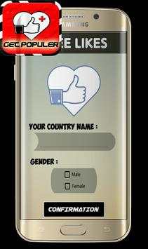 Likes for Facebook Prank screenshot 2