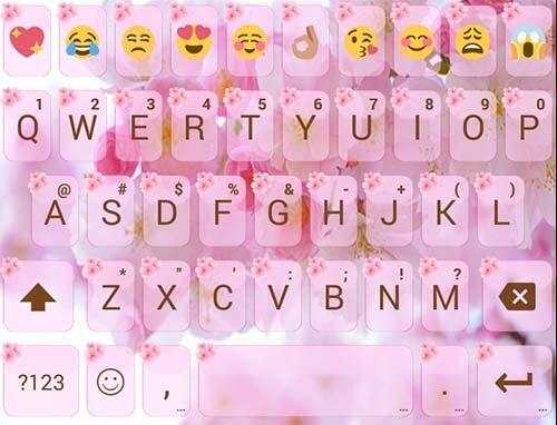 Emoji Keyboard Love Cherry screenshot 7