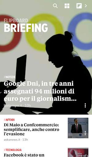 Flipboard Briefing screenshot 1
