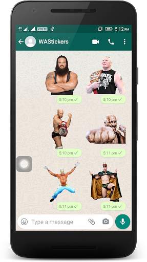 WWE WAStickers स्क्रीनशॉट 8