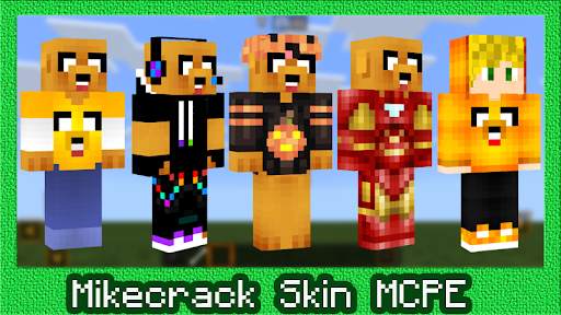 Mikecrack skins for Minecraft PE screenshot 1