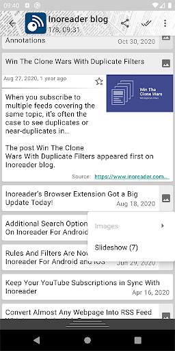 Freeder - Offline News Reader screenshot 2