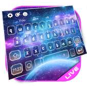 Live Galaxy Keyboard Theme 10001004