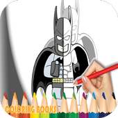 Coloring Game for Lego Batman logo