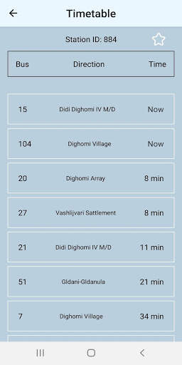 Bus Timetable screenshot 5