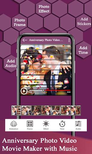 Anniversary Photo Video Movie Maker with Music screenshot 3