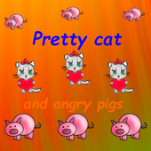Cute talking cat أيقونة