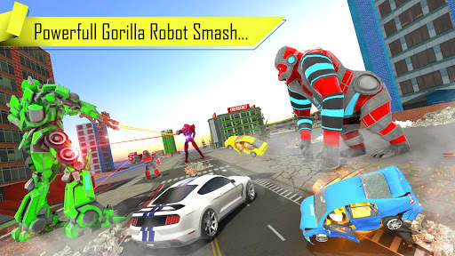 Gorilla Robot Car Transform screenshot 5