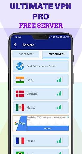 ULTIMATE VPN PRO 2020 APP - LATEST स्क्रीनशॉट 4