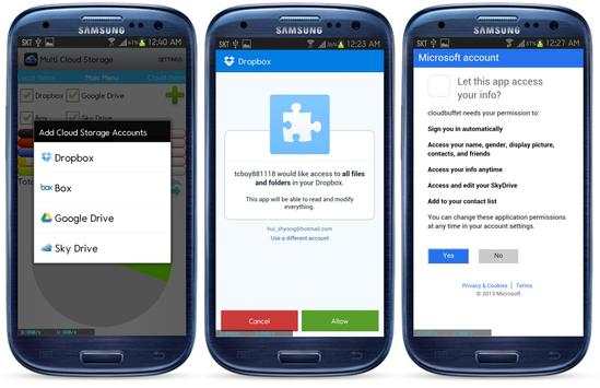 Multi Cloud Storage Prototype! screenshot 5
