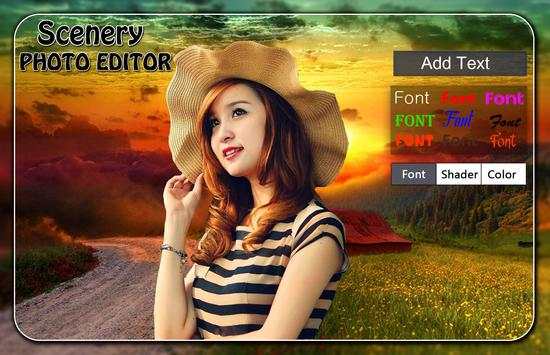 Scenery Photo Editor screenshot 2