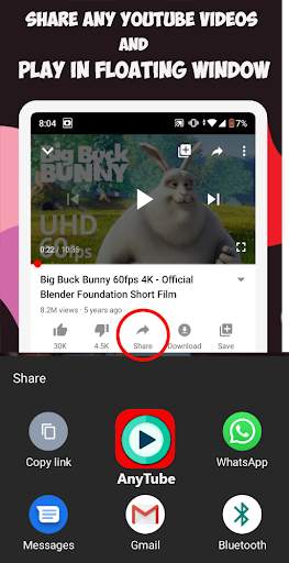 AnyTube (Floating) -On-Demand Video & Music Player screenshot 3