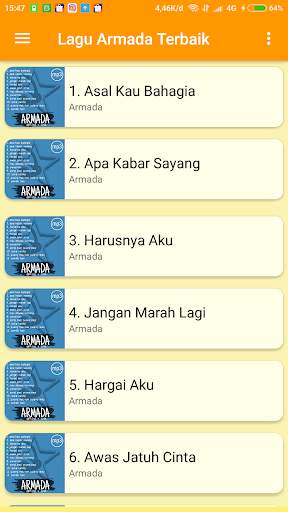 Lagu Armada Terbaik Offline   lirik screenshot 3