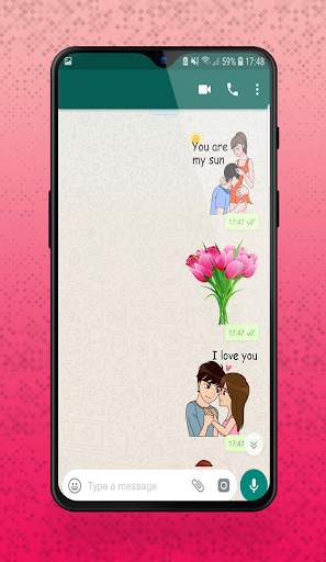 Romantic Stickers for Whatsapp 2021-WAStickerApps‎ screenshot 3