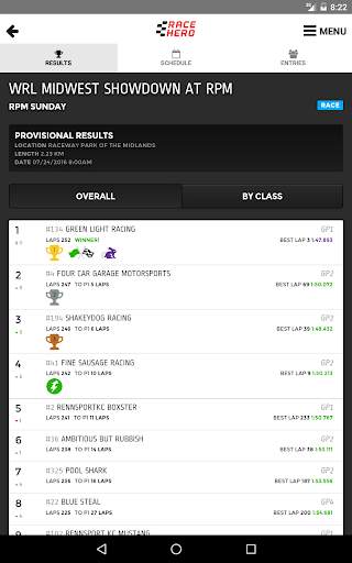 RaceHero Live Timing & Results screenshot 6