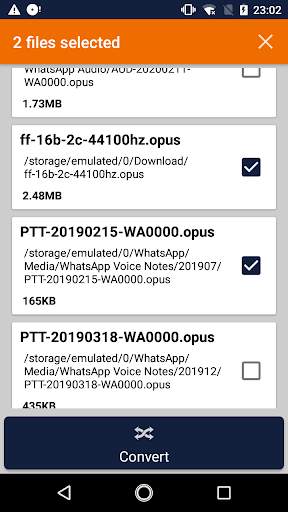 Opus converter to mp3 скриншот 2