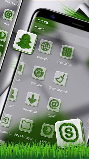 Grass Lawn 3D Tiles Theme screenshot 3