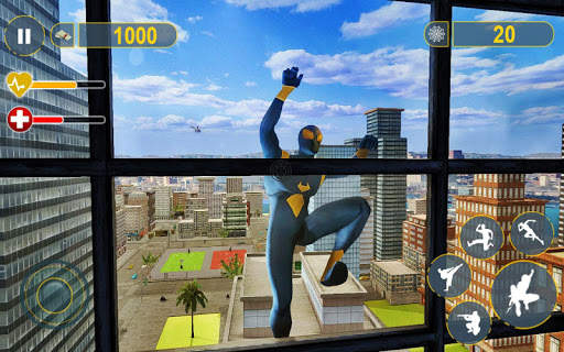 Rope Frog Strange Ninja Hero Gangster Crime screenshot 4