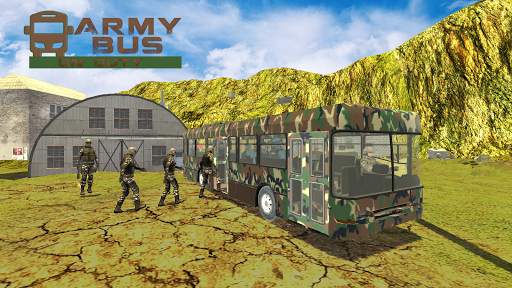 Offroad Uphill US Army Bus Driver Soldier Duty screenshot 1