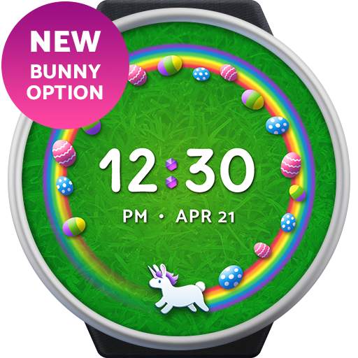 Unicorn Wear - an animated watch face for Wear OS screenshot 11