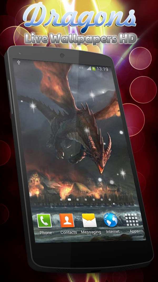 Dragons Live Wallpapers HD screenshot 5