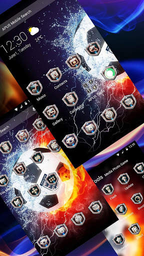 New free glow football APUS stylish sport theme screenshot 2