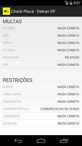 Check Veículo screenshot 2