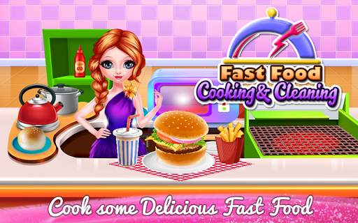 Fast Food Cooking and Cleaning screenshot 3